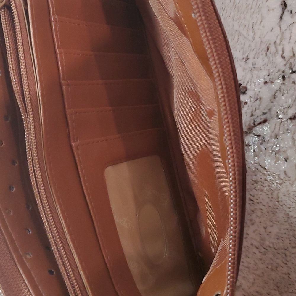 Buxton Leather RFID Zip Wristlet Wallet - Picture 9 of 13